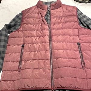 Untuckit men’s flannel long sleeve and puffer vest